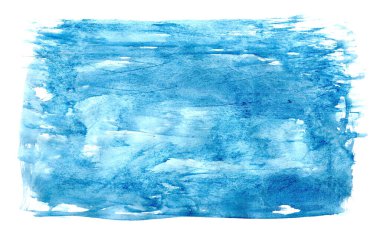 El çizimi suluboya yüksek çözünürlüklü doku beyaz tuval üzerinde izole