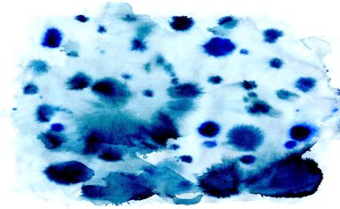 El çizimi suluboya yüksek çözünürlüklü doku beyaz tuval üzerinde izole