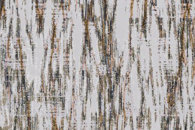 Yüksek çözünürlüklü desenli Geometrik Halı Deseni beyaz tuval üzerinde izole edilmiş renkler