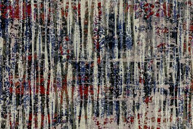 Halı suluboya ombre çizgileri Yüksek çözünürlüklü desen beyaz tuval üzerinde izole edilmiş renkler