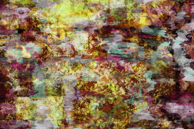 Yüksek çözünürlüklü desenli çiçekli halı deseni beyaz tuval üzerinde izole edilmiş renkler