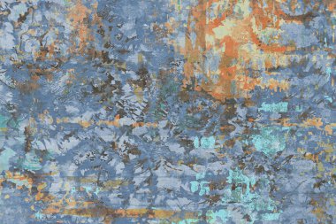 Yüksek çözünürlüklü desenli Geometrik Halı Deseni beyaz tuval üzerinde izole edilmiş renkler