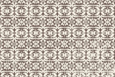 Yüksek çözünürlüklü desenli soyut dokuya sahip geometrik desen beyaz tuval üzerinde izole edilmiş renkler