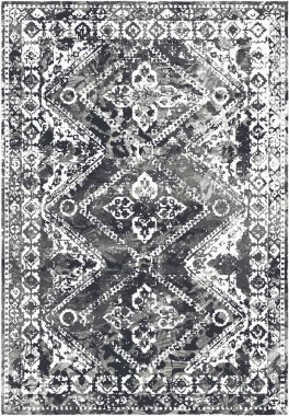 Orijinal yıkanmış efekt vektör halı tasarımı ve grunge desenli illüstrasyon 