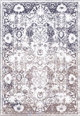 Orijinal yıkanmış efekt vektör halı tasarımı ve grunge desenli illüstrasyon 