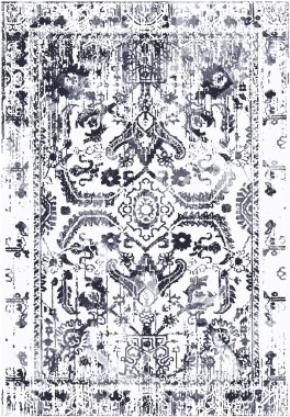 Orijinal yıkanmış efekt vektör halı tasarımı ve grunge desenli illüstrasyon 