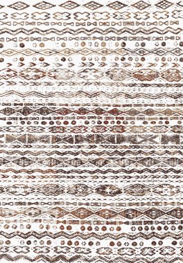 Orijinal yıkanmış efekt vektör halı tasarımı ve grunge desenli illüstrasyon 