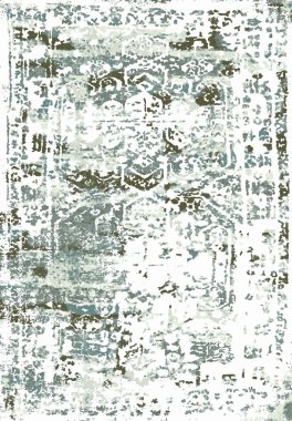 Orijinal yıkanmış efekt vektör halı tasarımı ve grunge desenli illüstrasyon 