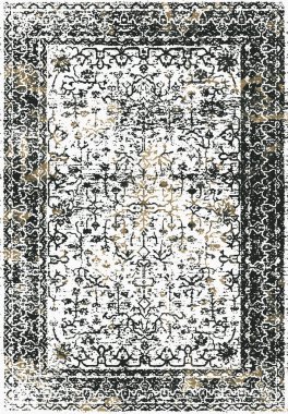 Orijinal yıkanmış efekt vektör halı tasarımı ve grunge desenli illüstrasyon 