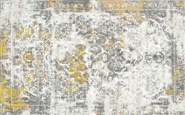 Orijinal yıkanmış efekt, halı tasarımı ve grunge desenli illüstrasyon 