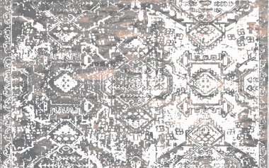 Orijinal yıkanmış efekt, halı tasarımı ve grunge desenli illüstrasyon 