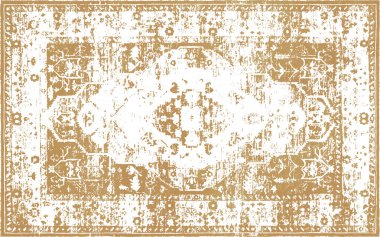 Orijinal yıkanmış efekt, halı tasarımı ve grunge desenli illüstrasyon 