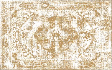 Orijinal yıkanmış efekt, halı tasarımı ve grunge desenli illüstrasyon 