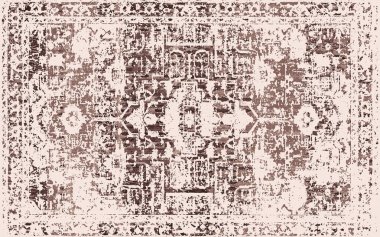 Orijinal yıkanmış efekt, halı tasarımı ve grunge desenli illüstrasyon 