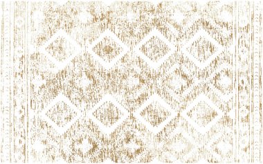 Orijinal yıkanmış efekt, halı tasarımı ve grunge desenli illüstrasyon 