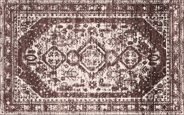 Orijinal yıkanmış efekt, halı tasarımı ve grunge desenli illüstrasyon 