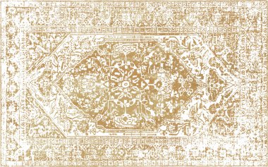 Orijinal yıkanmış efekt, halı tasarımı ve grunge desenli illüstrasyon 