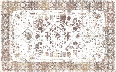 Orijinal yıkanmış efekt, halı tasarımı ve grunge desenli illüstrasyon 