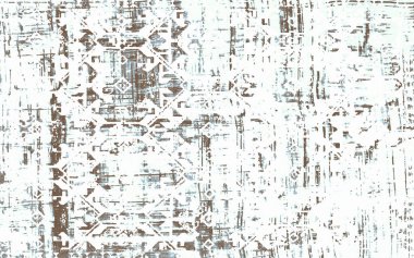 Orijinal yıkanmış efekt, halı tasarımı ve grunge desenli illüstrasyon 