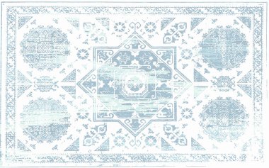 Orijinal yıkanmış efekt, halı tasarımı ve grunge desenli illüstrasyon 