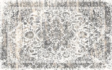 Orijinal yıkanmış efekt, halı tasarımı ve grunge desenli illüstrasyon 
