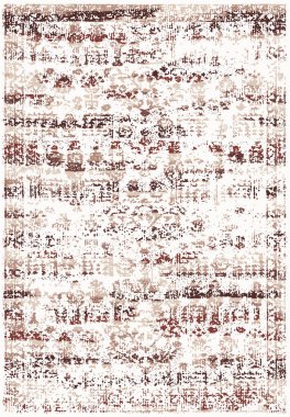 Geometrik Farsça Orijinal Yıkanmış Vector Halı Tasarımı ve grunge desenli illüstrasyon 