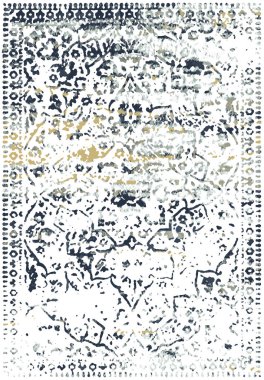 Geometrik Farsça Orijinal Yıkanmış Vector Halı Tasarımı ve grunge desenli illüstrasyon 