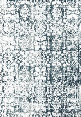 Geometrik Farsça Orijinal Yıkanmış Vector Halı Tasarımı ve grunge desenli illüstrasyon 