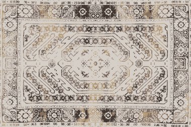 Orijinal paslanmış halı tasarımı ve grunge desenli illüstrasyon 