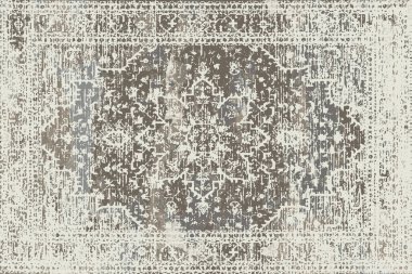 Orijinal paslanmış halı tasarımı ve grunge desenli illüstrasyon 