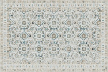 Orijinal paslanmış halı tasarımı ve grunge desenli illüstrasyon 