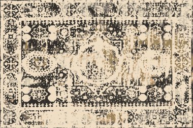 Orijinal, eskimiş efekt, halı tasarımı ve grunge desenli çizimler. 