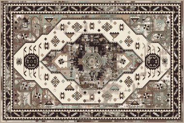 Orijinal, eskimiş efekt, halı tasarımı ve grunge desenli çizimler. 