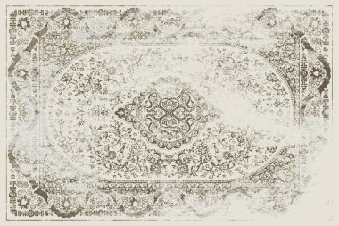 Orijinal, eskimiş efekt, halı tasarımı ve grunge desenli çizimler. 