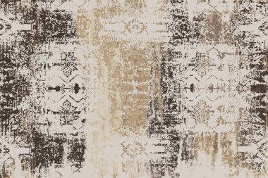 Orijinal, eskimiş efekt, halı tasarımı ve grunge desenli çizimler. 