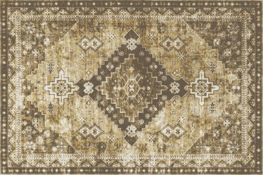 Orijinal, eskimiş efekt, halı tasarımı ve grunge desenli çizimler. 