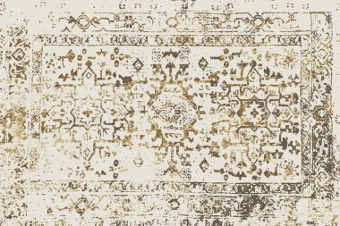 Orijinal, eskimiş efekt, halı tasarımı ve grunge desenli çizimler. 