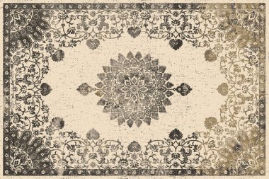 Orijinal, eskimiş efekt, halı tasarımı ve grunge desenli çizimler. 