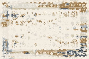 Orijinal, eskimiş efekt, halı tasarımı ve grunge desenli çizimler. 