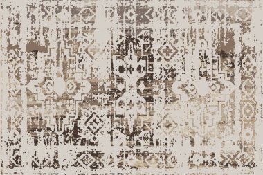 Orijinal, eskimiş efekt, halı tasarımı ve grunge desenli çizimler. 