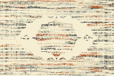 Orijinal, eskimiş efekt, halı tasarımı ve grunge desenli çizimler. 