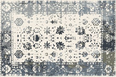 Orijinal, eskimiş efekt, halı tasarımı ve grunge desenli çizimler. 