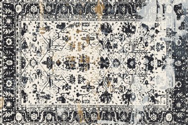 Orijinal, eskimiş efekt, halı tasarımı ve grunge desenli çizimler. 