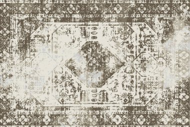 Orijinal, eskimiş efekt, halı tasarımı ve grunge desenli çizimler. 