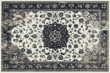 Orijinal, eskimiş efekt, halı tasarımı ve grunge desenli çizimler. 