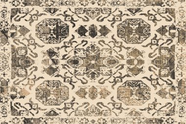 Orijinal, eskimiş efekt, halı tasarımı ve grunge desenli çizimler. 