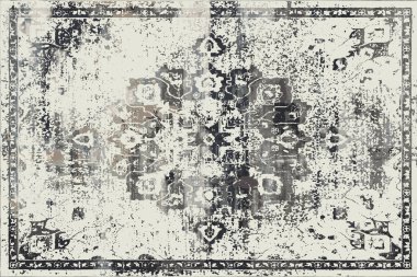 Orijinal, eskimiş efekt, halı tasarımı ve grunge desenli çizimler. 