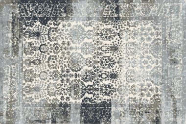 Orijinal, eskimiş efekt, halı tasarımı ve grunge desenli çizimler. 