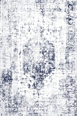 Orijinal paslanmış halı tasarımı ve grunge desenli illüstrasyon 