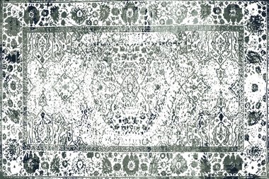 Orijinal paslanmış halı tasarımı ve grunge desenli illüstrasyon 